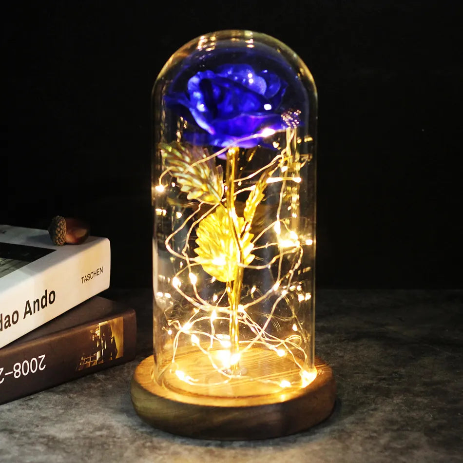 Galaxy Rose Artificial Flowers Lamp