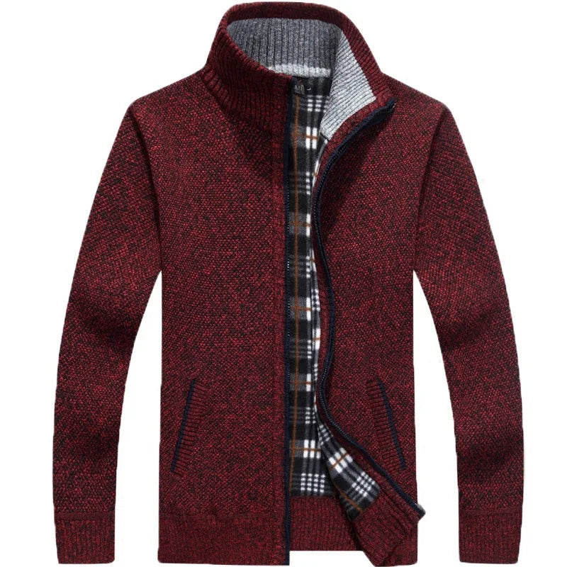 Stylish Men's Zipper Knitwear