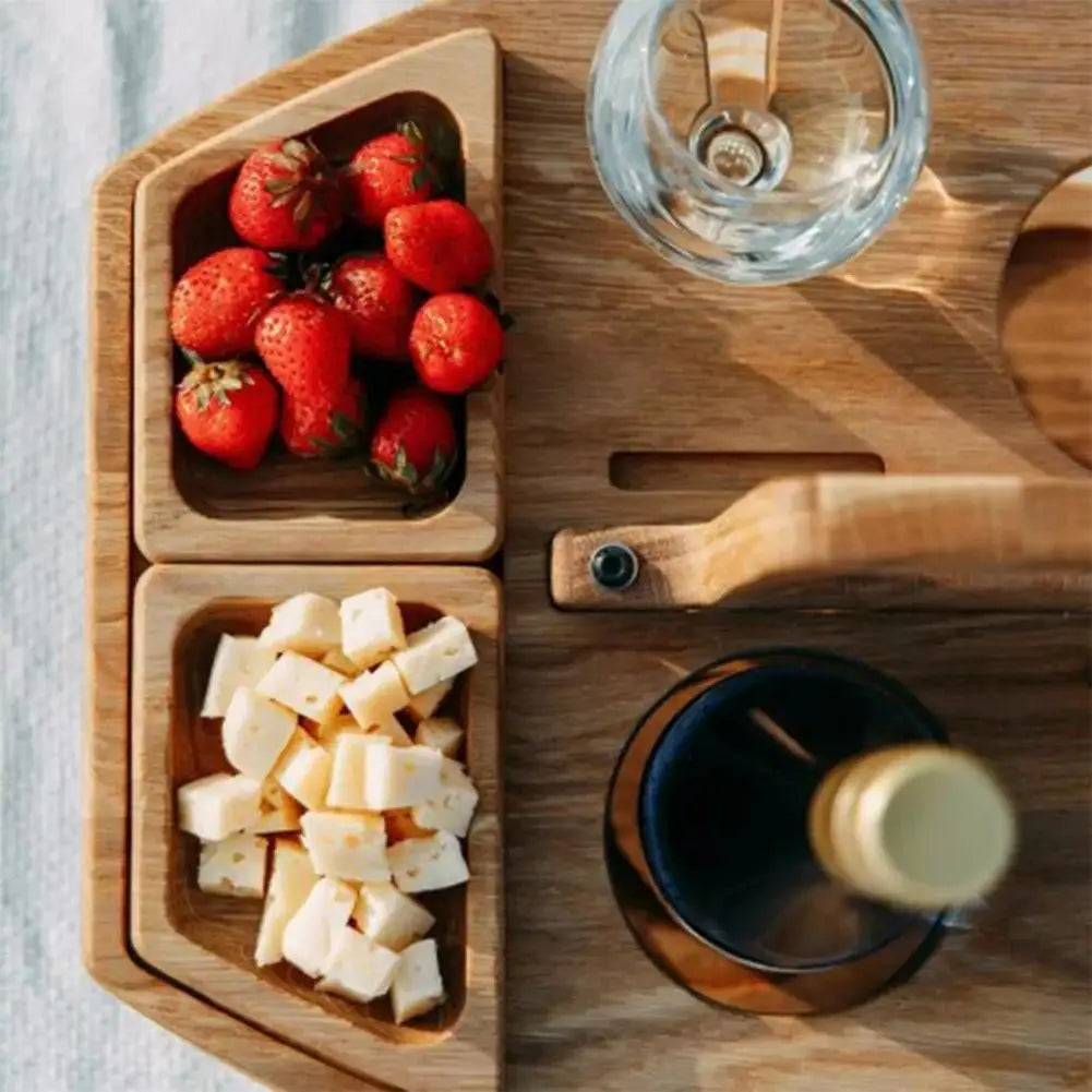 Portable Outdoor Folding Wine Table