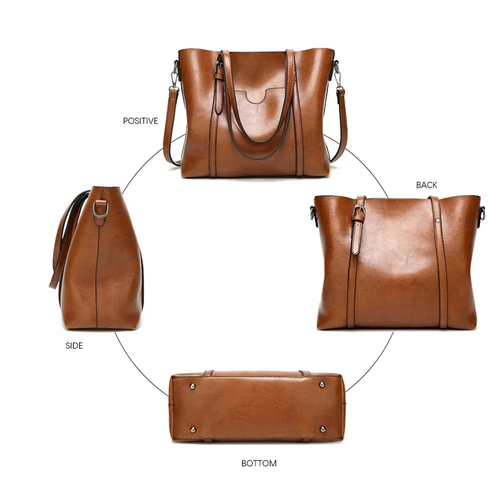 Luxurious Leather Shoulder Bag