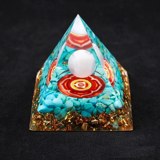 Natural Orgonite Pyramid
