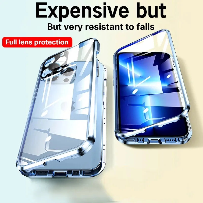 Luxury Magnetic Waterproof Adsorption Phone Case