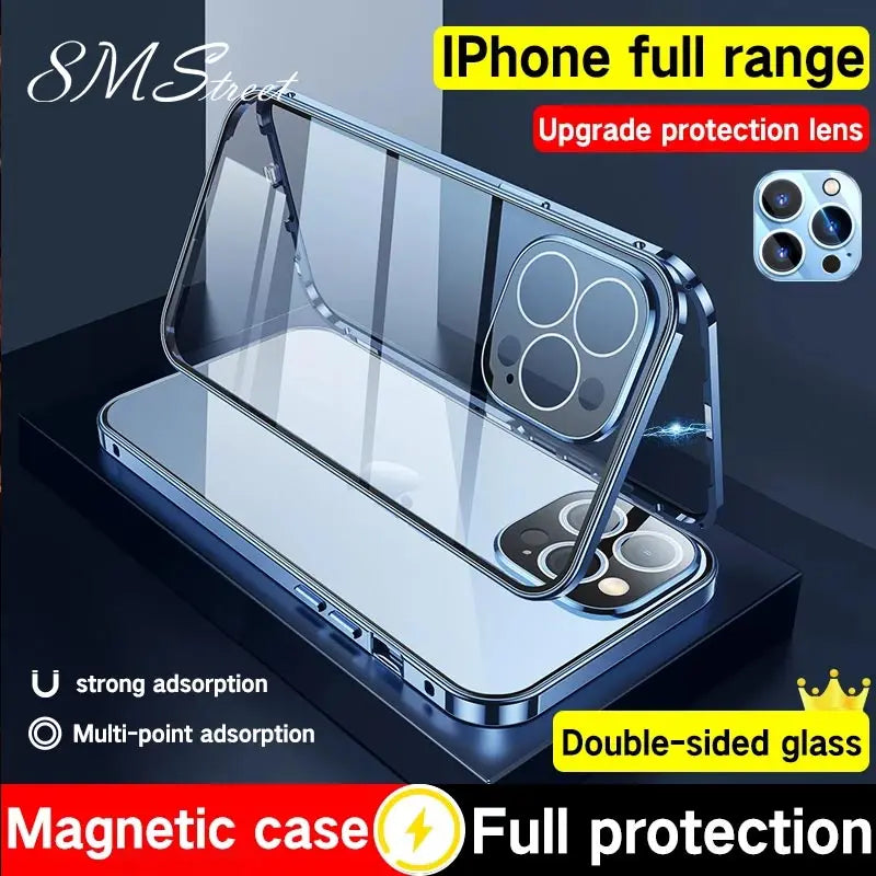 Luxury Magnetic Waterproof Adsorption Phone Case