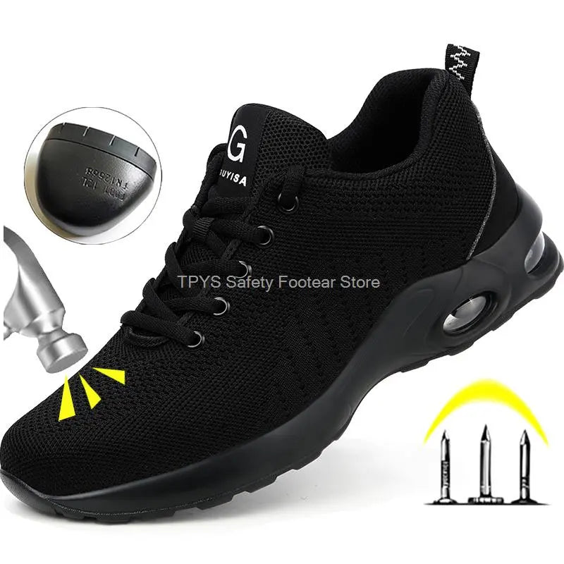 Indestructible Steel Toe Work Sneakers