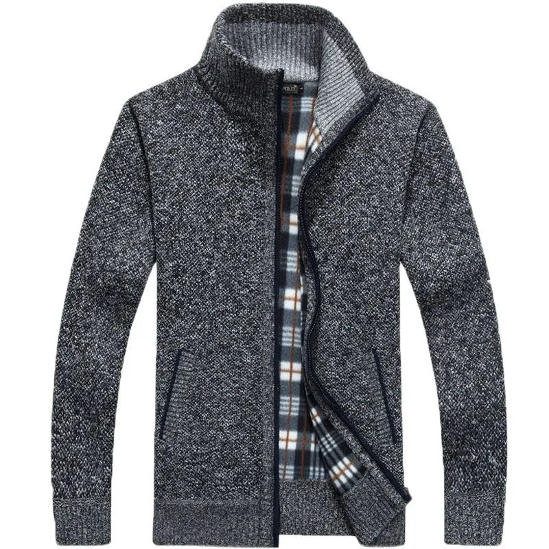 Stylish Men's Zipper Knitwear