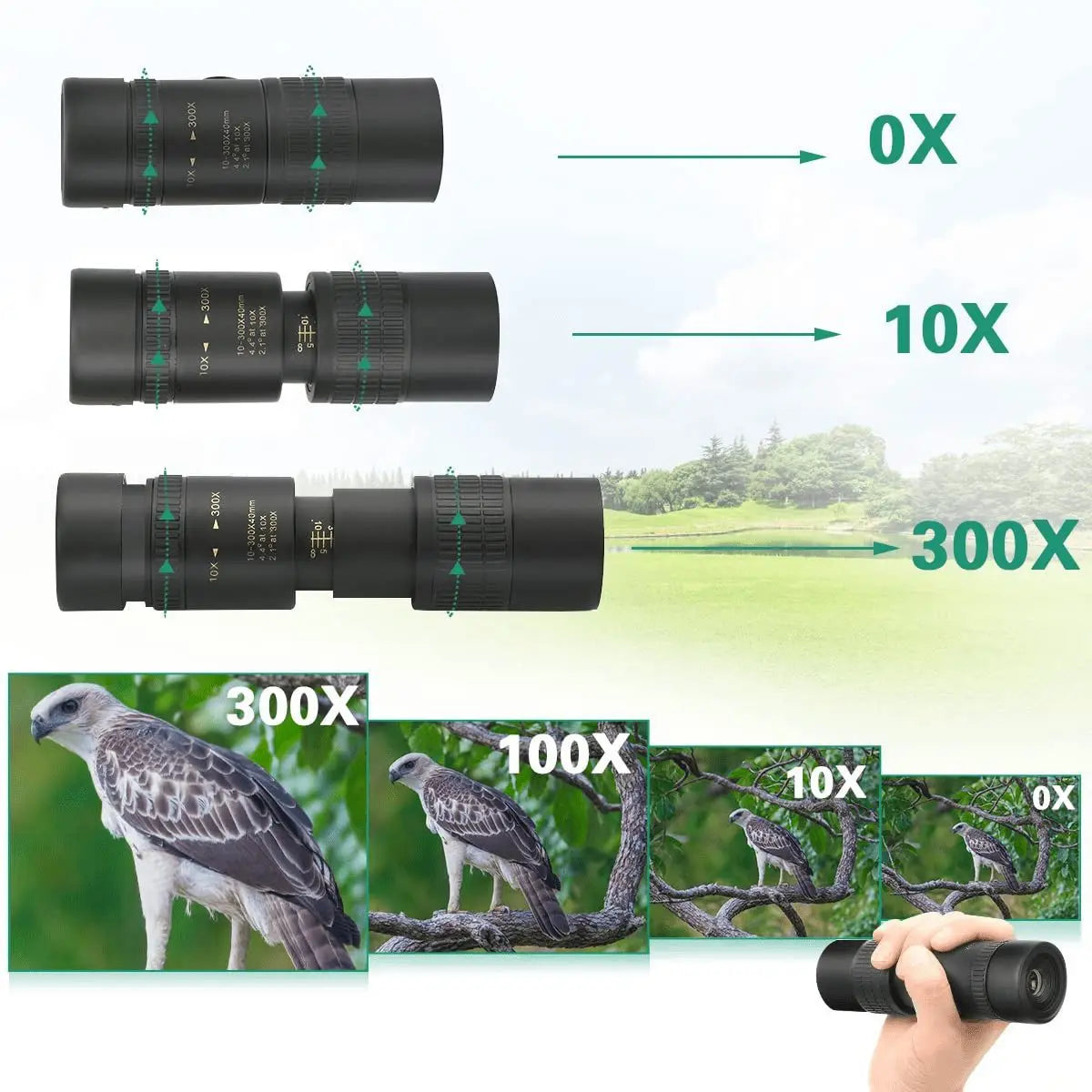 HD Zoom Monocular Telescope