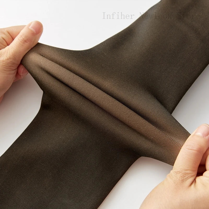 Fleece-Lined Thermal Pantyhose