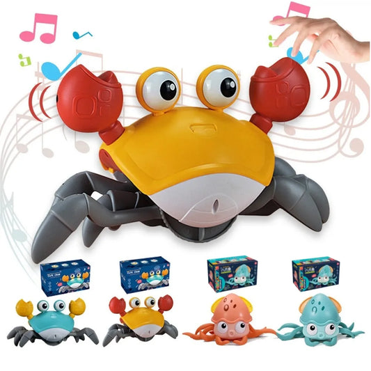Interactive Moving Octopus Crab Toy