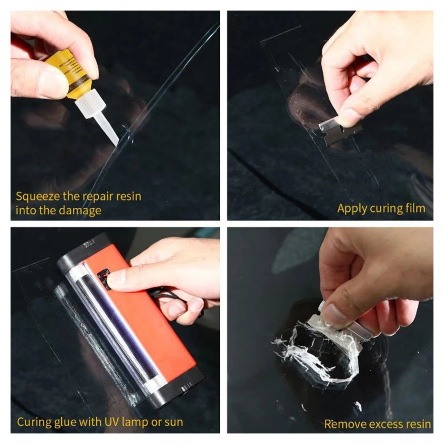 DIY Car Windscreen Glass Repair Kit