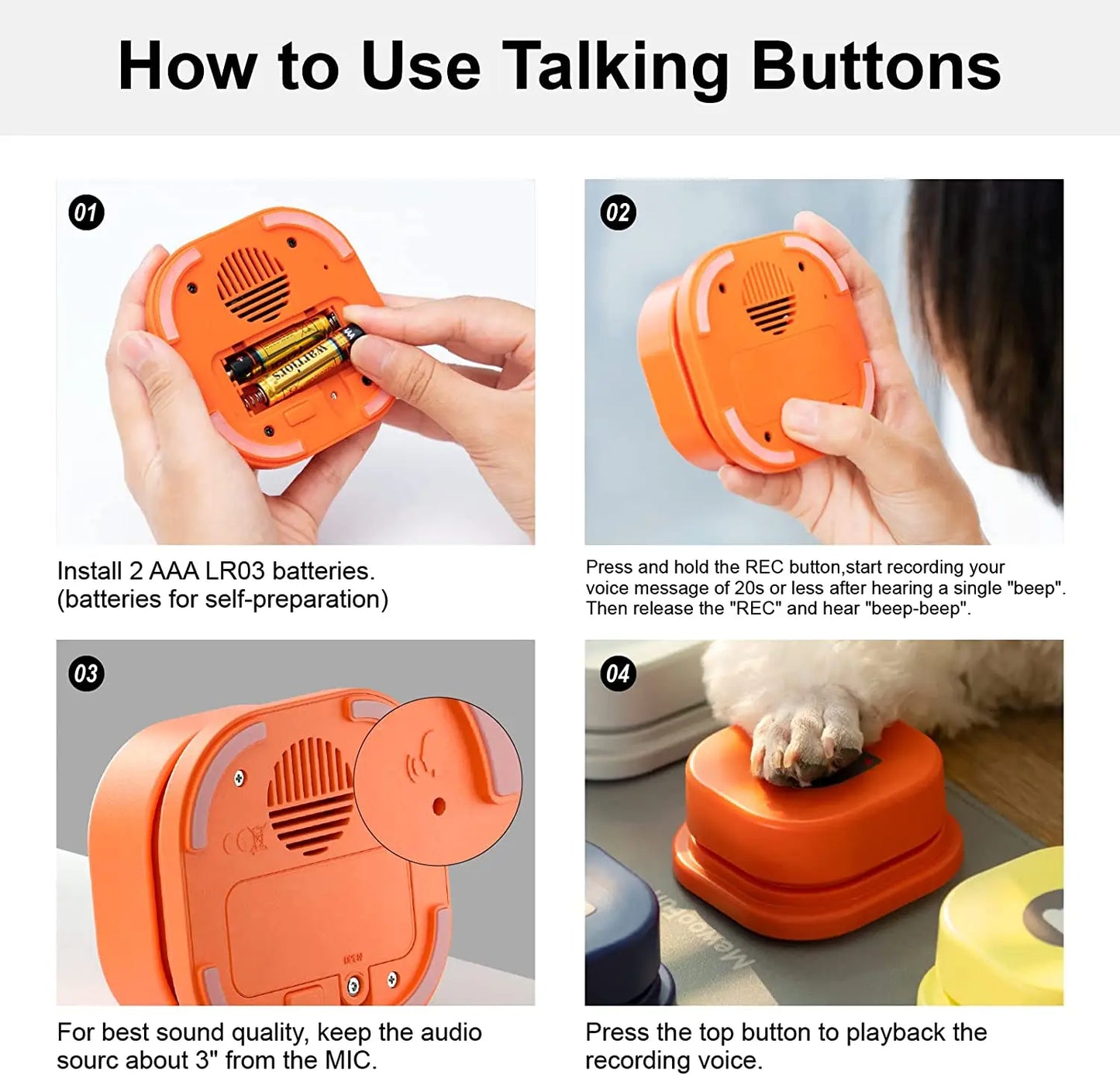Interactive Talking Pet Toy